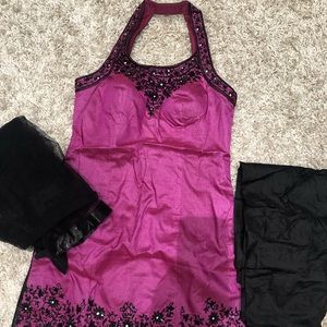 Indian Outfit - Pink Punjabi Suit